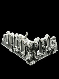 Medium Infected Ruins Terrain Sci Fi Tabletop Scenery 3D Printed 2 pcs image 2