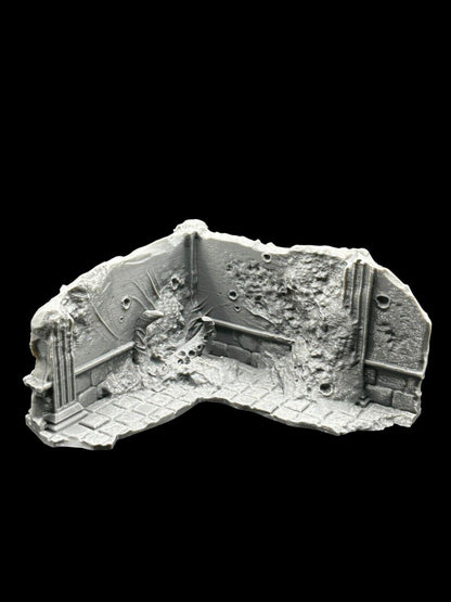 Medium Infected Ruins Terrain Sci Fi Tabletop Scenery 3D Printed 2 pcs image 3