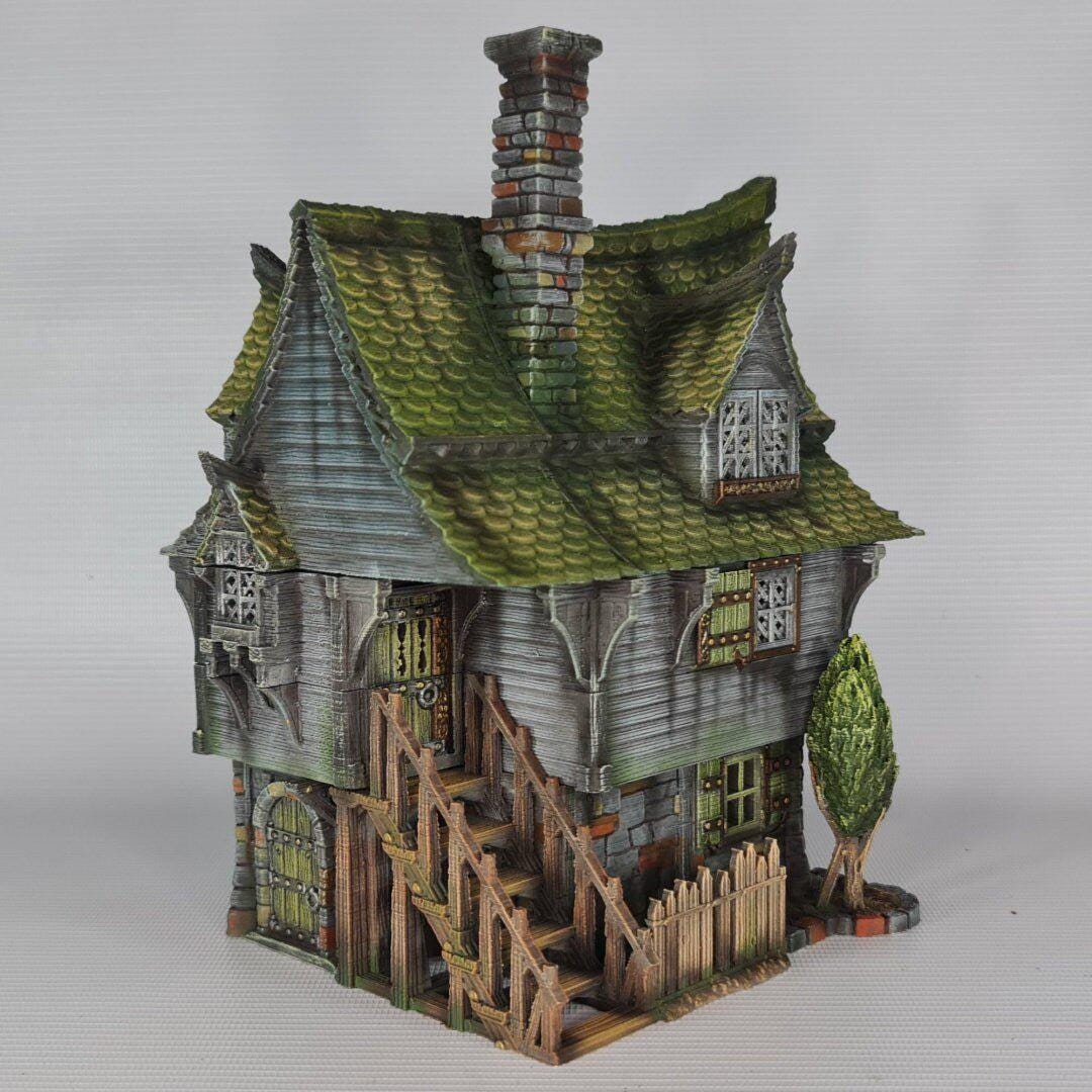 Cabbagetop House - 28mm DND/Wargame/RPG Terrain image 1