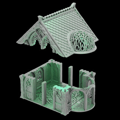 Elven Home - 28mm DND/Wargame/RPG Terrain image 1