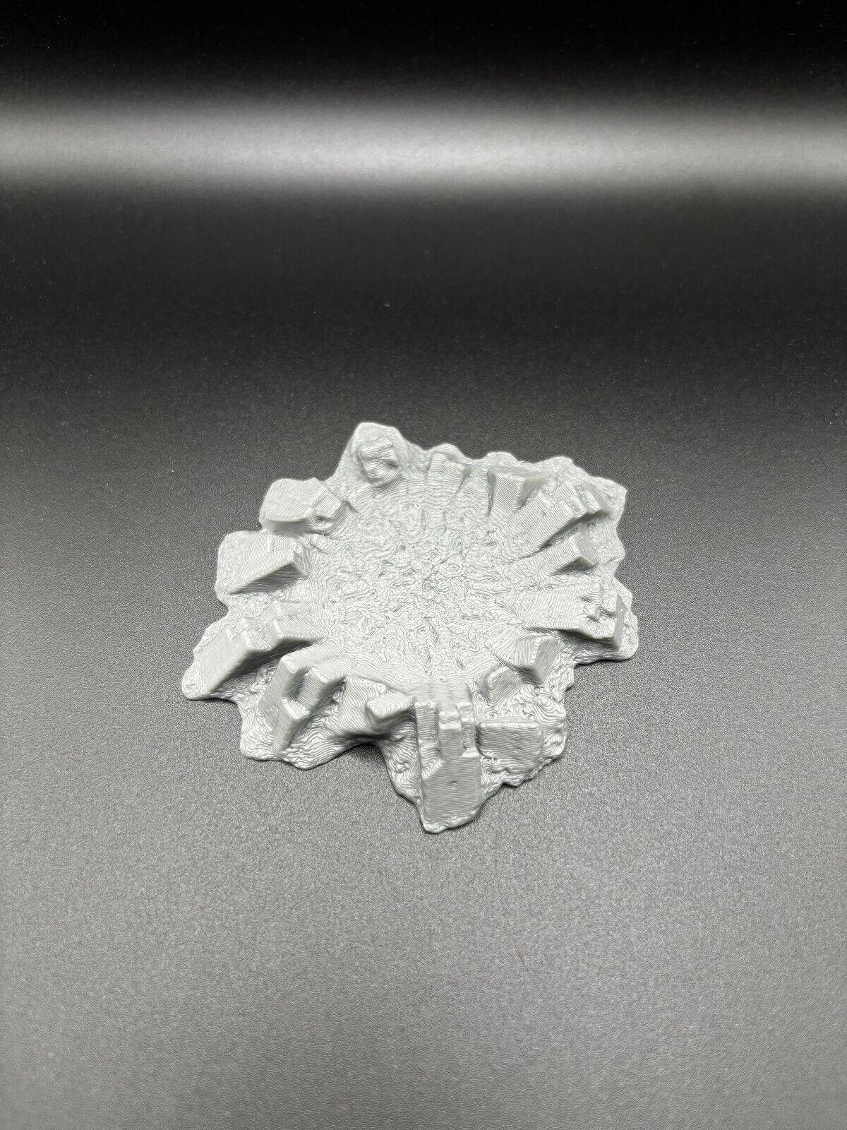 4x 28mm Craters for Tabletop Gaming For Games Like Warhammer - 3D Printed image 3