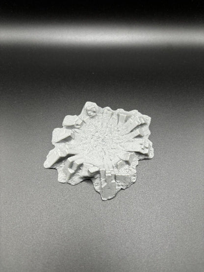 4x 28mm Craters for Tabletop Gaming For Games Like Warhammer - 3D Printed image 3