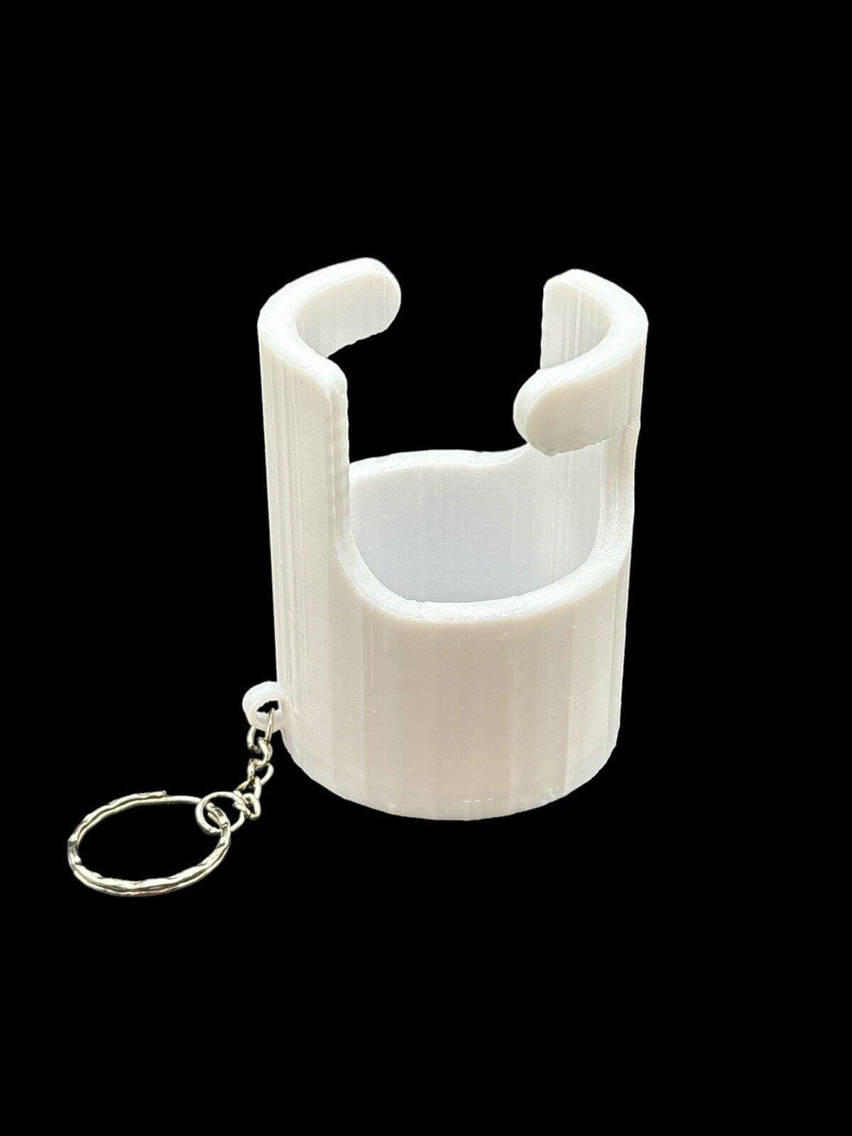 Shower Button Attachment with Keychain | Campsite & Public Shower Override | Camping, Caravan, Motorhome Gadget