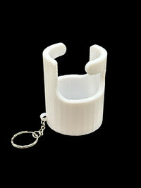 Shower Button Attachment with Keychain | Campsite & Public Shower Override | Camping, Caravan, Motorhome Gadget