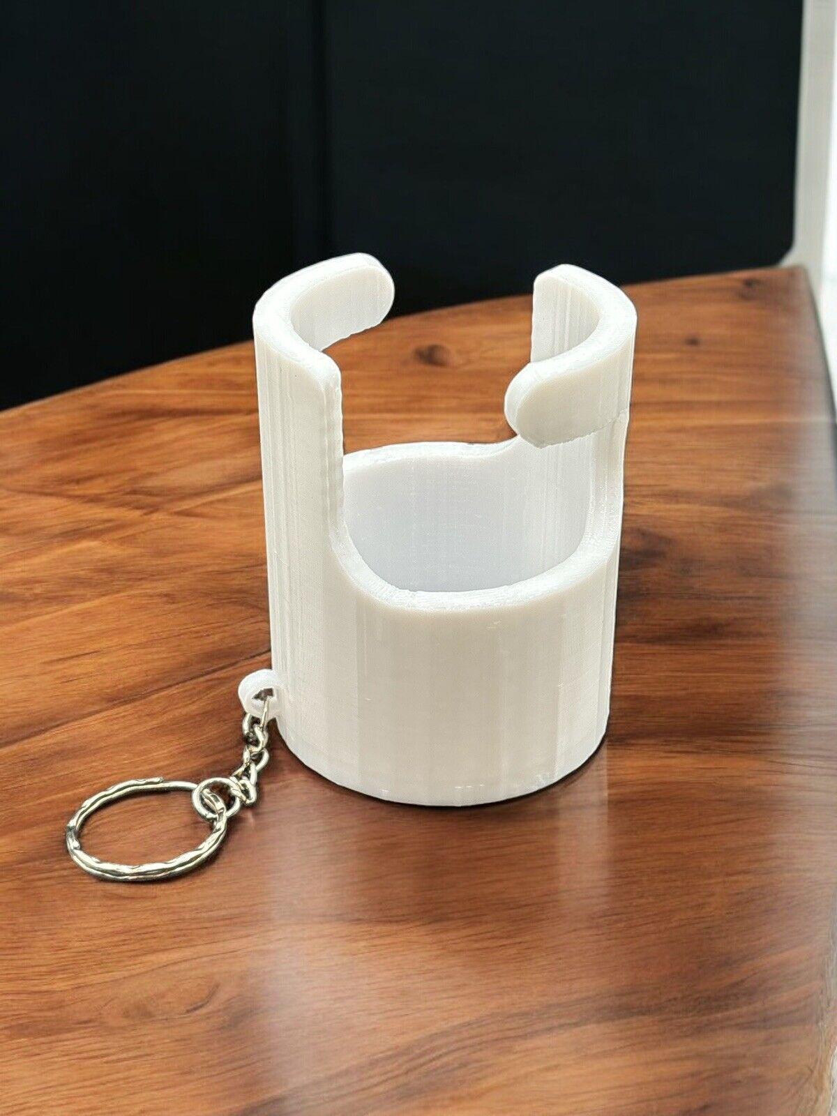 Shower Button Attachment with Keychain | Campsite & Public Shower Override | Camping, Caravan, Motorhome Gadget