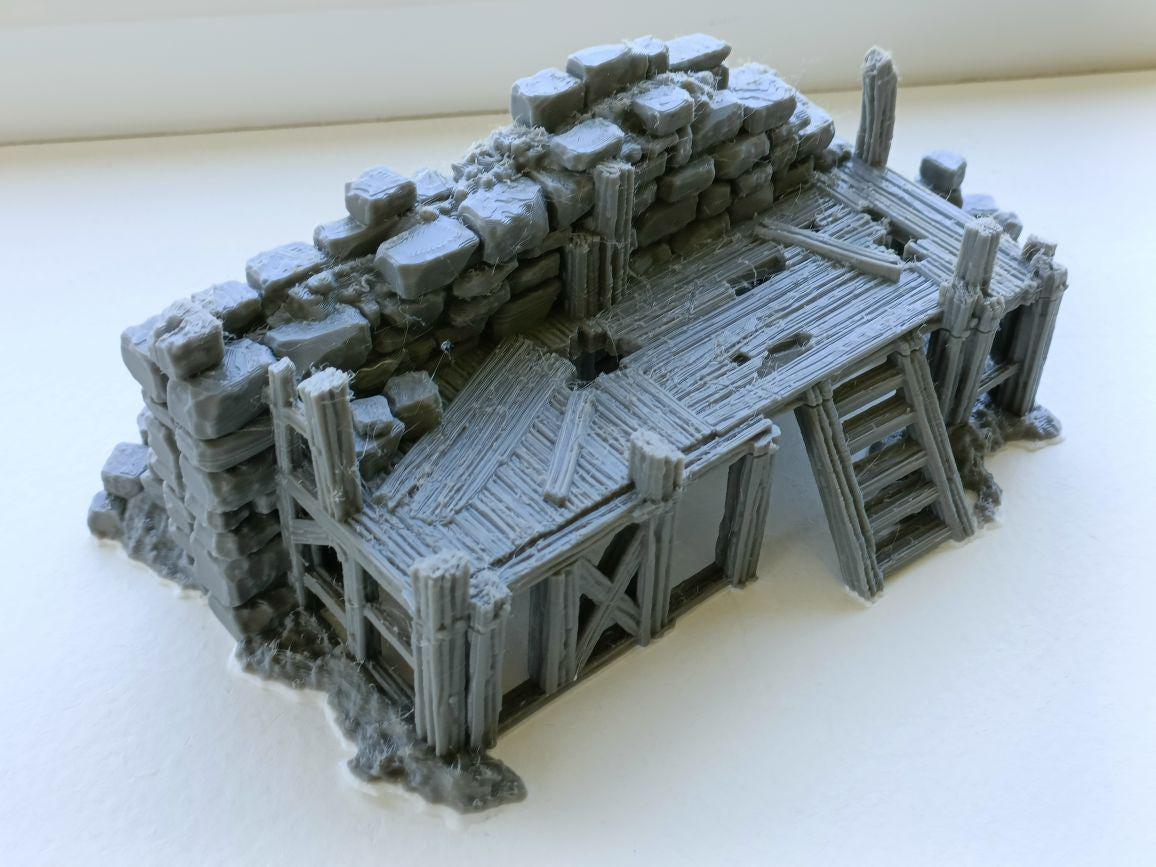 Rubble Barricades - 28mm DND/Wargame/RPG Terrain - Molten Prints