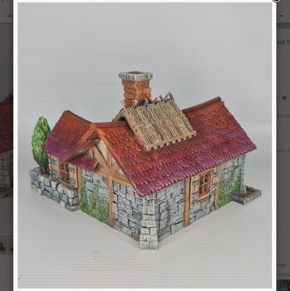 Pumpkin Cottage - 28mm DND/Wargame/RPG Terrain image 1