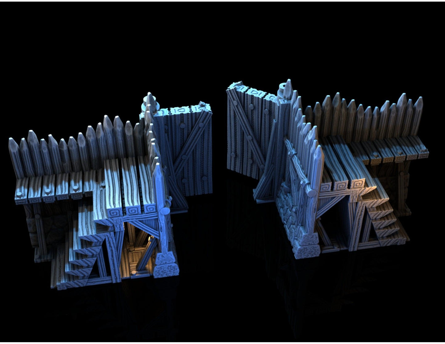 Palisade Gate - 28mm DND/Wargame/RPG Terrain
