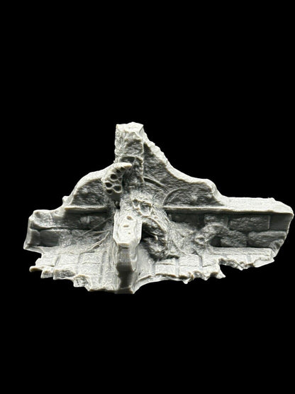 Small Infected Ruins Terrain Sci Fi Tabletop Scenery 3D Printed 3 pcs image 5