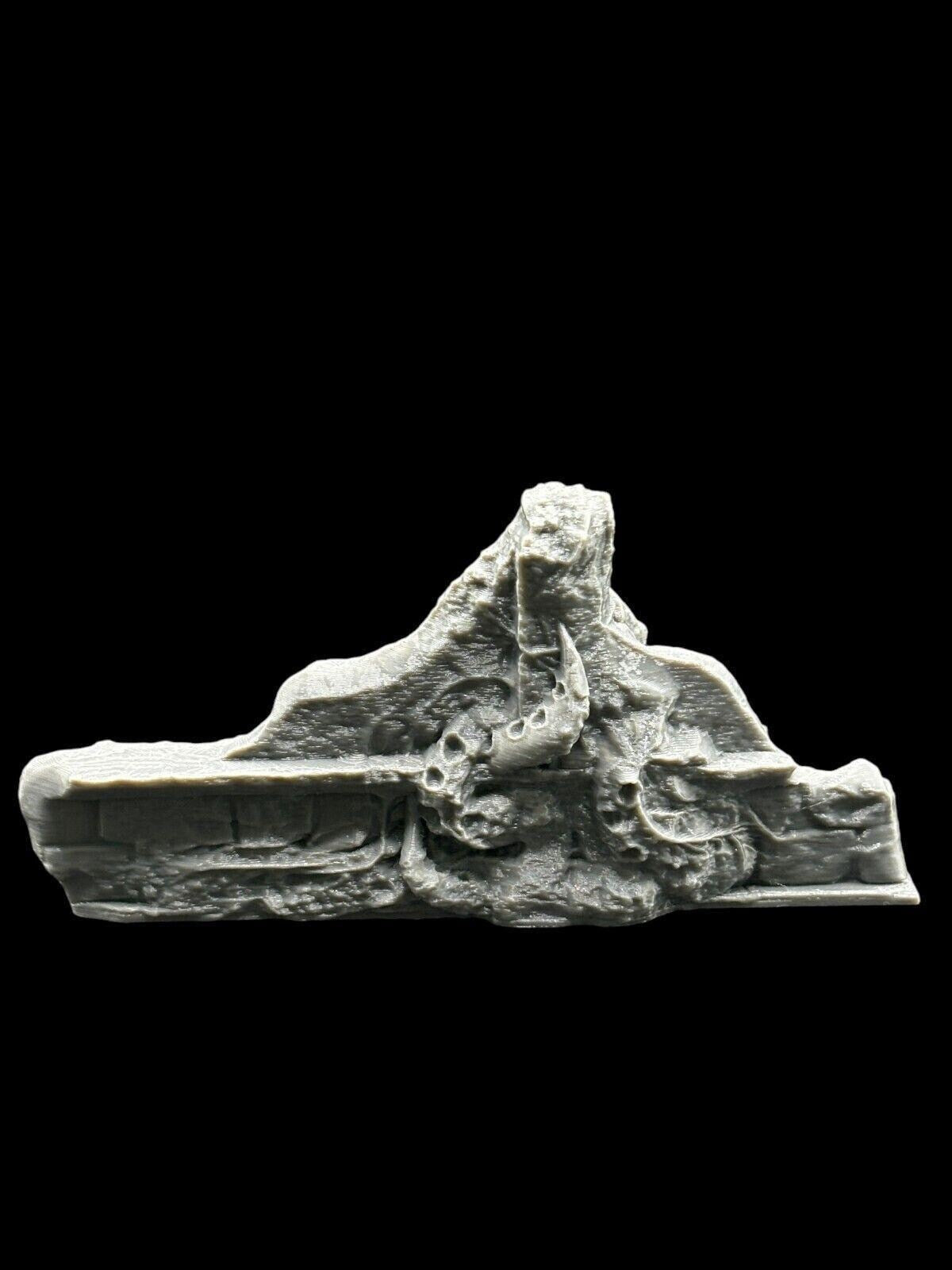 Small Infected Ruins Terrain Sci Fi Tabletop Scenery 3D Printed 3 pcs image 6