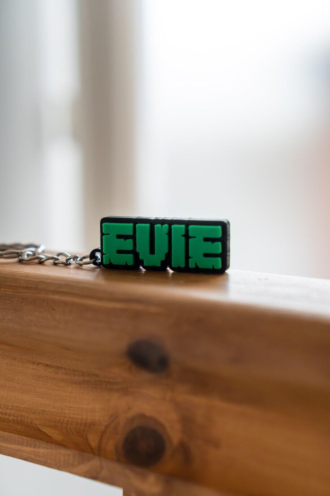 Personalised Pixel Name Keychain | Custom 3D Printed Bag Charm | Kids Birthday Gift | Party Favour | School Bag Tag - Molten Prints