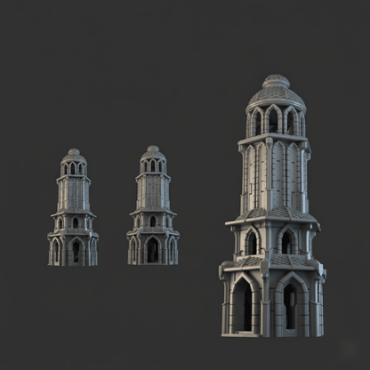 Lost City Tower 1 - 28mm DND/Wargame/RPG Terrain - Molten Prints