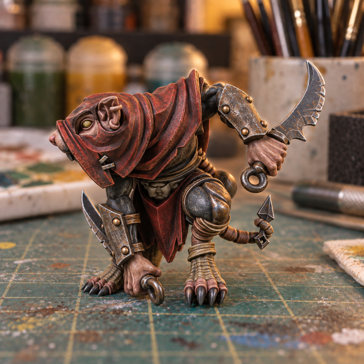 Master Sprinter Slapchop-painted display example. Supplied unpainted. Background items not included.