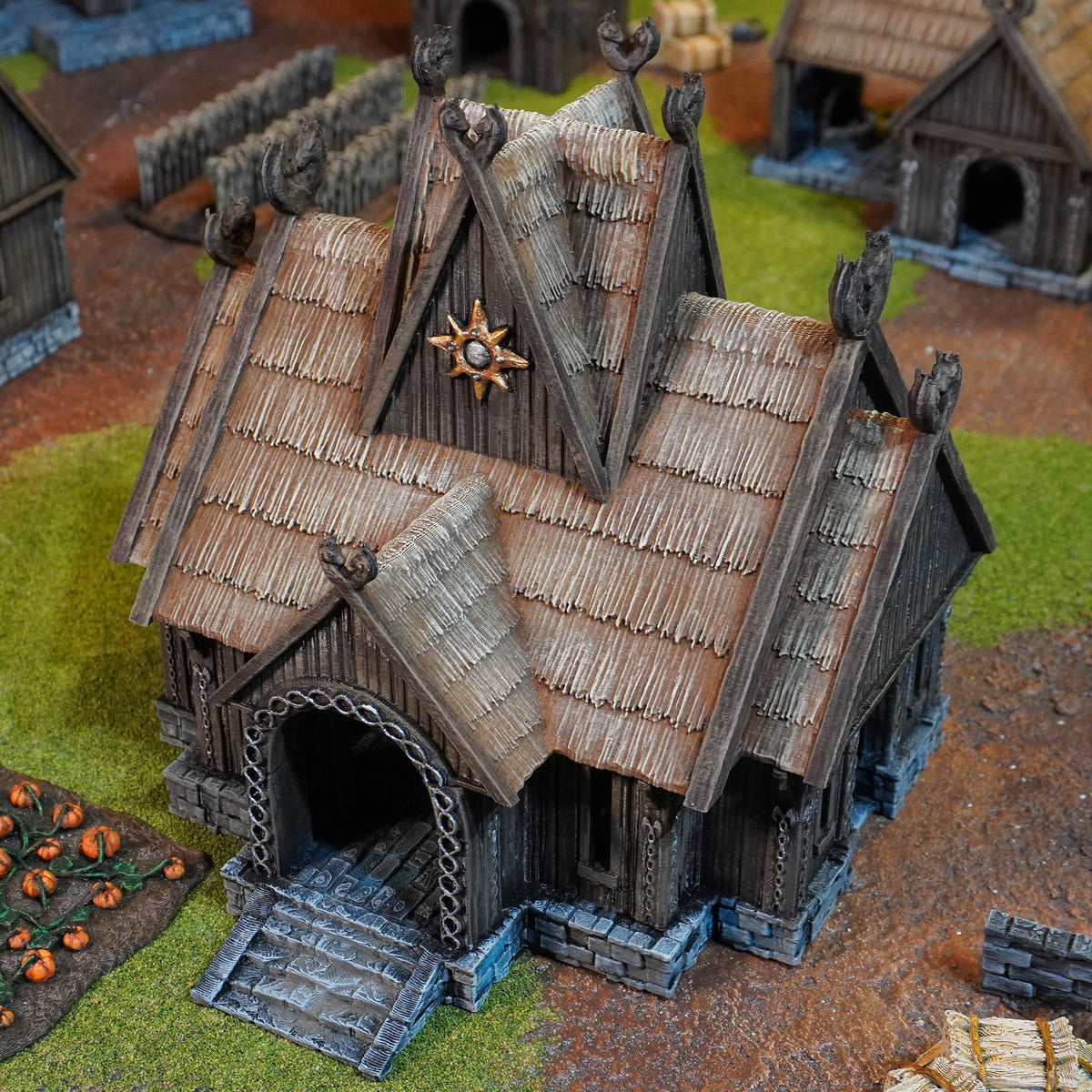 Mead Hall - 28mm Tabletop Terrain for Epic Adventures - Molten Prints