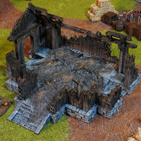 Mead Hall Ruin - 28mm Tabletop Terrain for Epic Adventures - Molten Prints