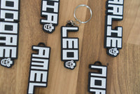 Personalised FNAF Name Keychain | Custom 3D Printed Bag Charm | Horror Gaming Gift | Party Favour | School Bag Tag - Molten Prints