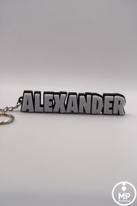 Personalised Fortnite Name Keychain | Custom 3D Printed Bag Charm | Gamer Fan Gift | Party Favour | School Bag Tag - Molten Prints