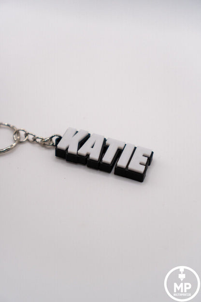 Personalised Fortnite Name Keychain | Custom 3D Printed Bag Charm | Gamer Fan Gift | Party Favour | School Bag Tag - Molten Prints