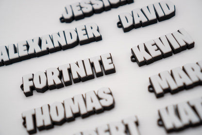 Personalised Fortnite Name Keychain | Custom 3D Printed Bag Charm | Gamer Fan Gift | Party Favour | School Bag Tag - Molten Prints