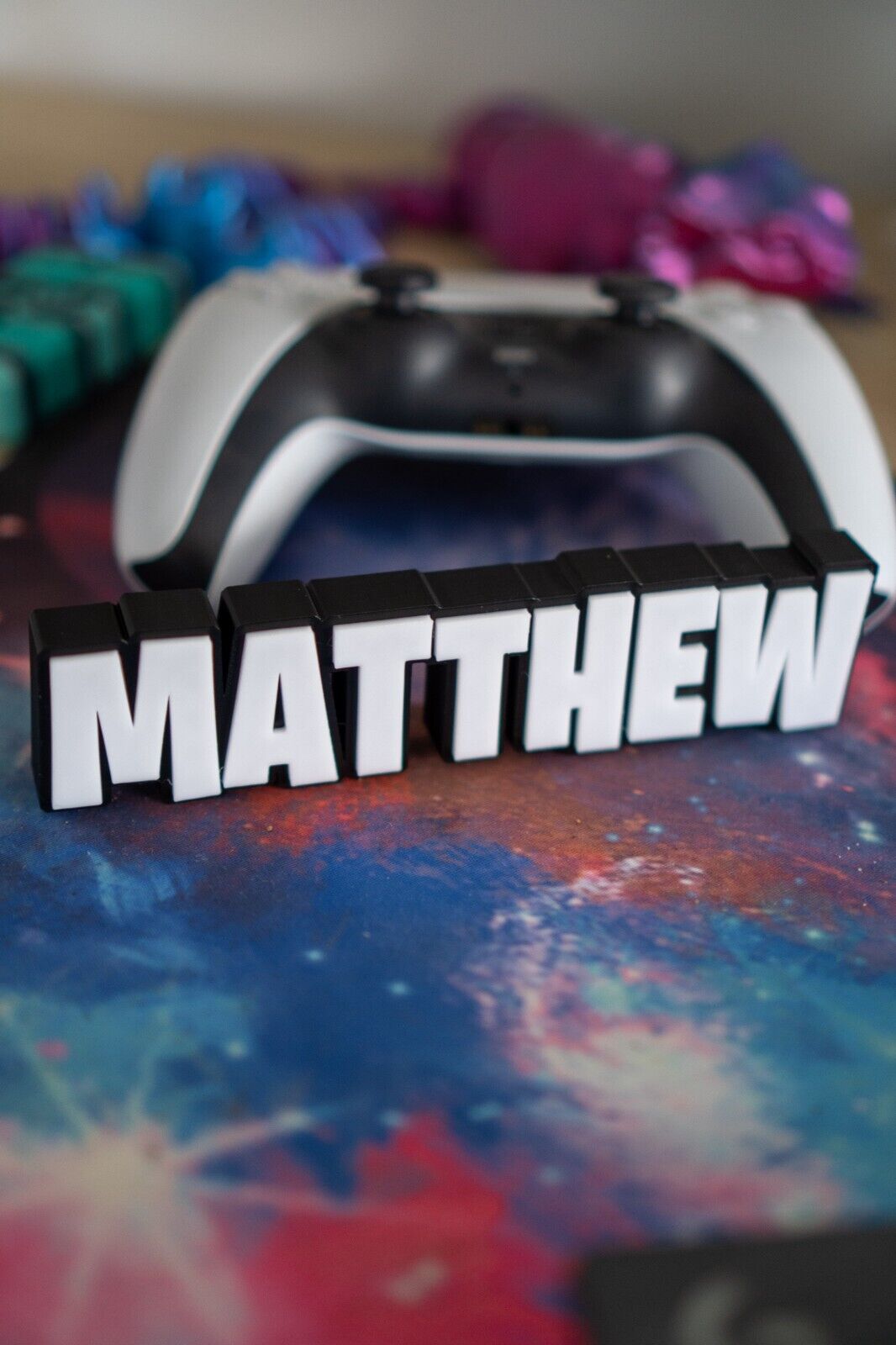 Personalised Fortnite Name Plate | Custom 3D Printed Gamer Door Sign | Battle Royale Bedroom Decor | Gamer Gift - Molten Prints