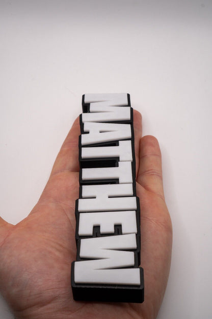 Personalised Fortnite Name Plate | Custom 3D Printed Gamer Door Sign | Battle Royale Bedroom Decor | Gamer Gift - Molten Prints