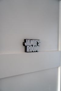 Personalised Fortnite Name Plate | Custom 3D Printed Gamer Door Sign | Battle Royale Bedroom Decor | Gamer Gift - Molten Prints