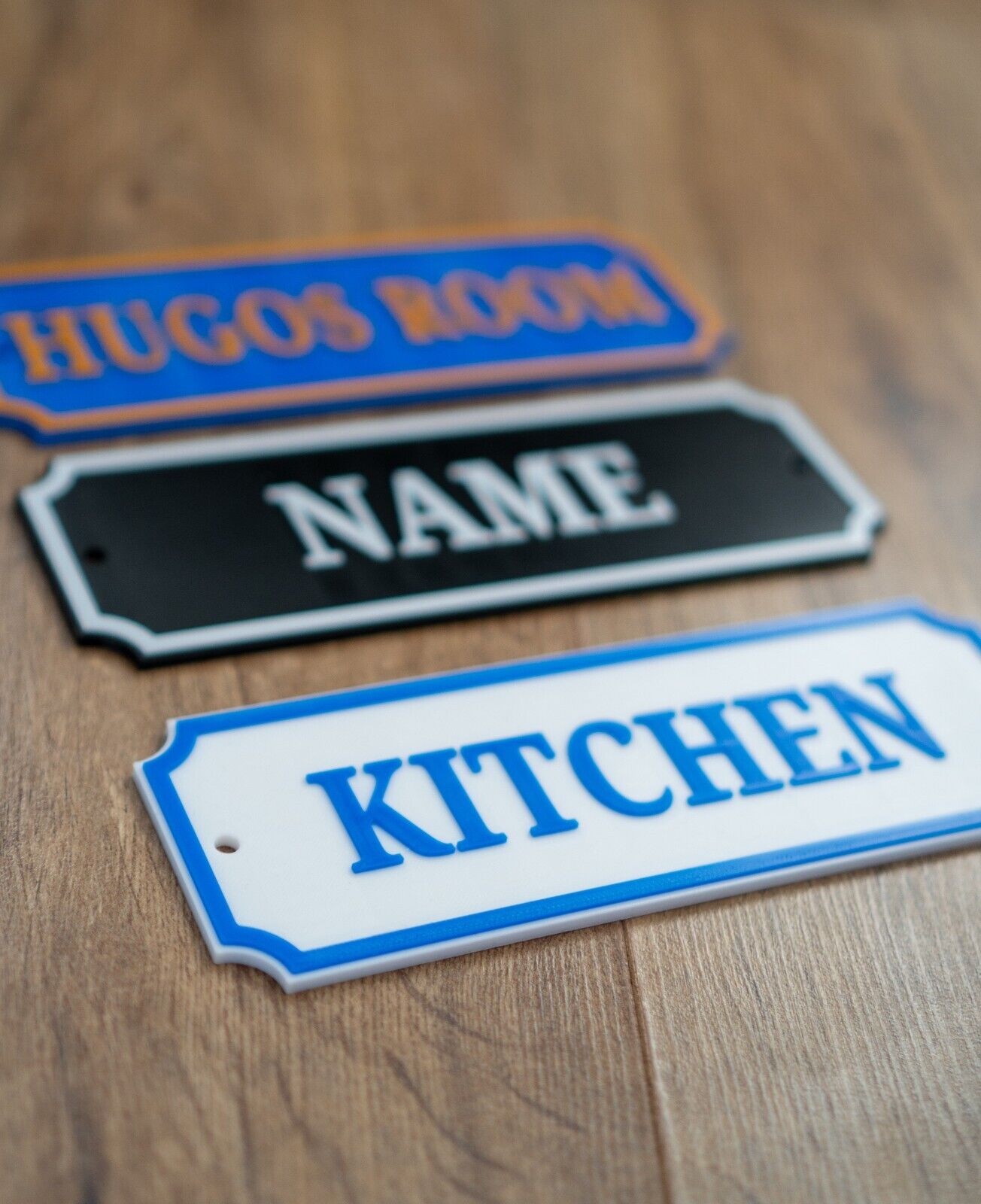 Personalised Name Sign, Door Plaque, Name Plate, Custom Text, Perfect Gift - Molten Prints
