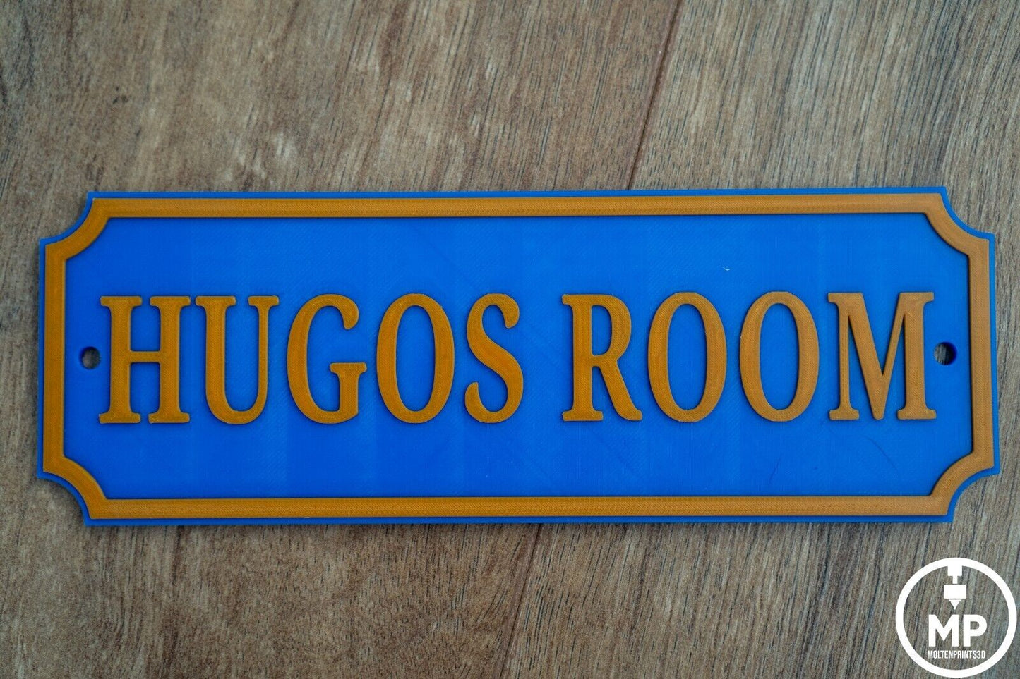 Personalised Name Sign, Door Plaque, Name Plate, Custom Text, Perfect Gift - Molten Prints