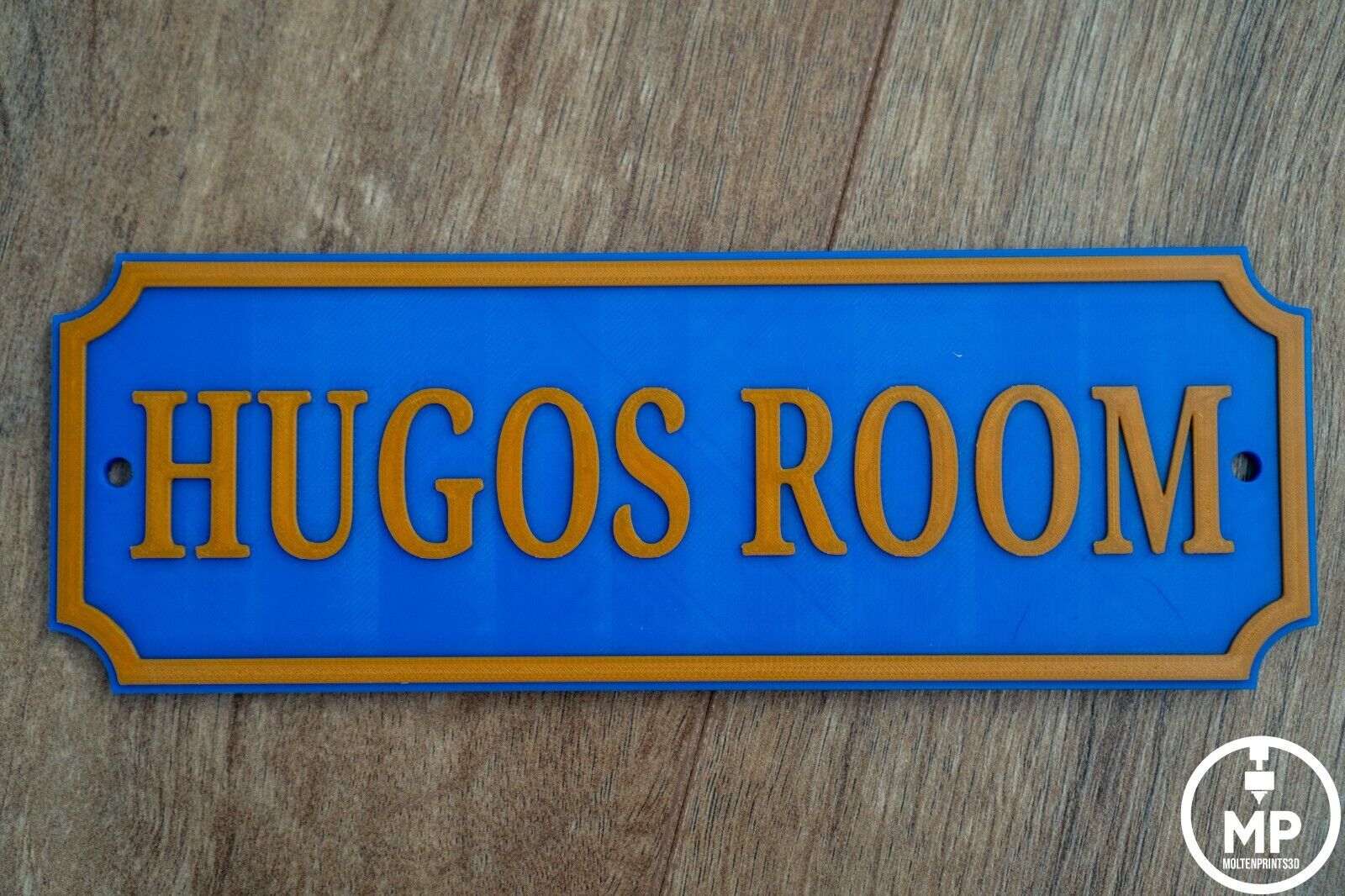 Personalised Name Sign, Door Plaque, Name Plate, Custom Text, Perfect Gift - Molten Prints