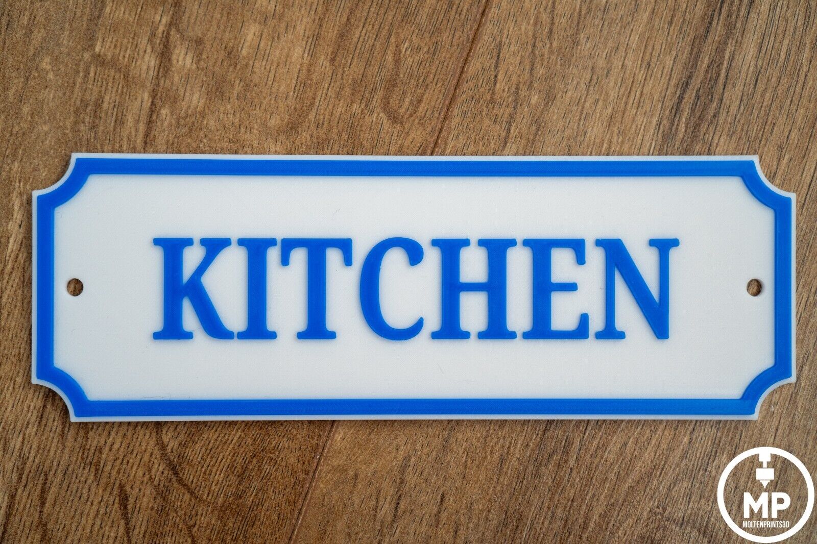 Personalised Name Sign, Door Plaque, Name Plate, Custom Text, Perfect Gift - Molten Prints