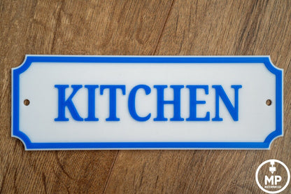 Personalised Name Sign, Door Plaque, Name Plate, Custom Text, Perfect Gift - Molten Prints