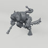 Ratfolk 4 unpainted resin miniature turntable