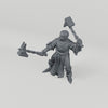 Iron Veil Sisters, Iron Veil Sister 03 turntable. Supplied unpainted resin miniature.