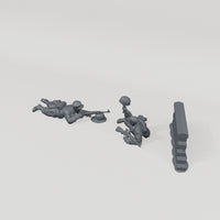 Iron Advance Rifle Sniper Team. Complete kit, supplied unpainted. SKU IROADV-NI4H-MOL. Variant 55131785003345.