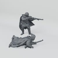 Rubble March Sniper complete unassembled resin kit turntable.