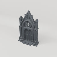 Gothic Chapel Doorway - Turntable of the exact included terrain geometry