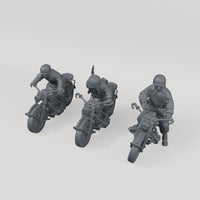 Iron Advance Motorcycle Patrol. Complete kit, supplied unpainted. SKU IROADV-GI4H-MOL. Variant 55131784773969.