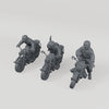 Iron Advance Motorcycle Patrol. Complete kit, supplied unpainted. SKU IROADV-GI4H-MOL. Variant 55131784773969.