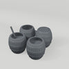 Farmhouse Dairy Barrels turntable showing exactly the 5 included terrain pieces, no accessories included