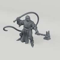 Iron Veil Sisters, Iron Veil Sister 04 turntable. Supplied unpainted resin miniature.