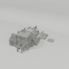 Ruined Platform Prison 28mm terrain component turntable video