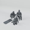 Rubble March Mortar complete unassembled resin kit turntable.