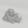 Black Lions Bastion Tower - Ruined Floor Add-On 28mm terrain component turntable video