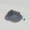 Dun Kaeroth Ruin 1 turntable with 28mm scale figure for reference; figure not included