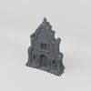Ornate Scroll Gable Facade - Turntable of the exact included terrain geometry