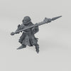 Iron Veil Sisters, Iron Veil Sister 07 turntable. Supplied unpainted resin miniature.