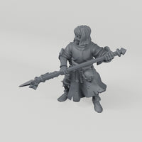 Iron Veil Sisters, Iron Veil Sister 09 turntable. Supplied unpainted resin miniature.