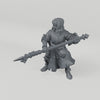Iron Veil Sisters, Iron Veil Sister 09 turntable. Supplied unpainted resin miniature.