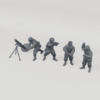 Iron Advance Heavy Mortar Team. Complete kit, supplied unpainted. SKU IROADV-S2MH-MOL. Variant 55131783528785.