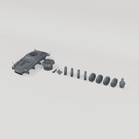 Iron Advance Open-Turret Armoured Car. Complete kit, supplied unpainted. SKU IROADV-51IH-MOL. Variant 55131786117457.